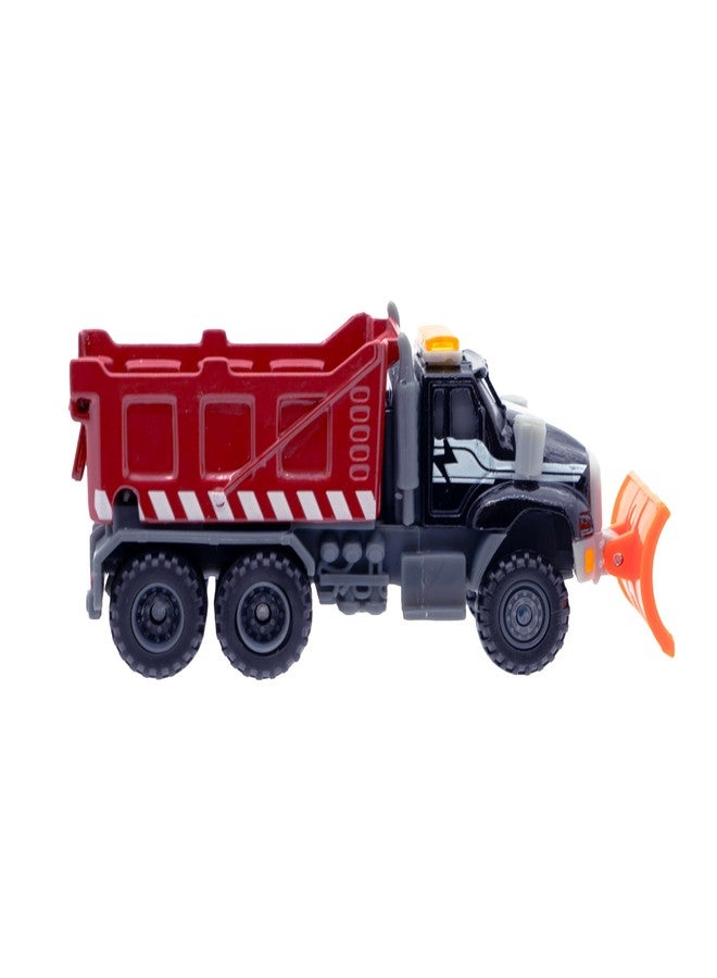 Mighty Fleet Diecast 3-Pack, Snow Shovel, Cherry Picker, and Ambulance, Durable 3” Diecast Vehicles for Kids Ages 3+ - Image 5